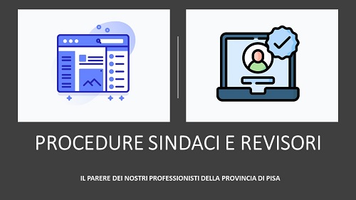 PROCEDURE SINDACI E REVISORI PISA